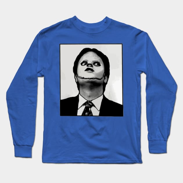 Dwight CPR Doll Mask Long Sleeve T-Shirt by GloriousWax